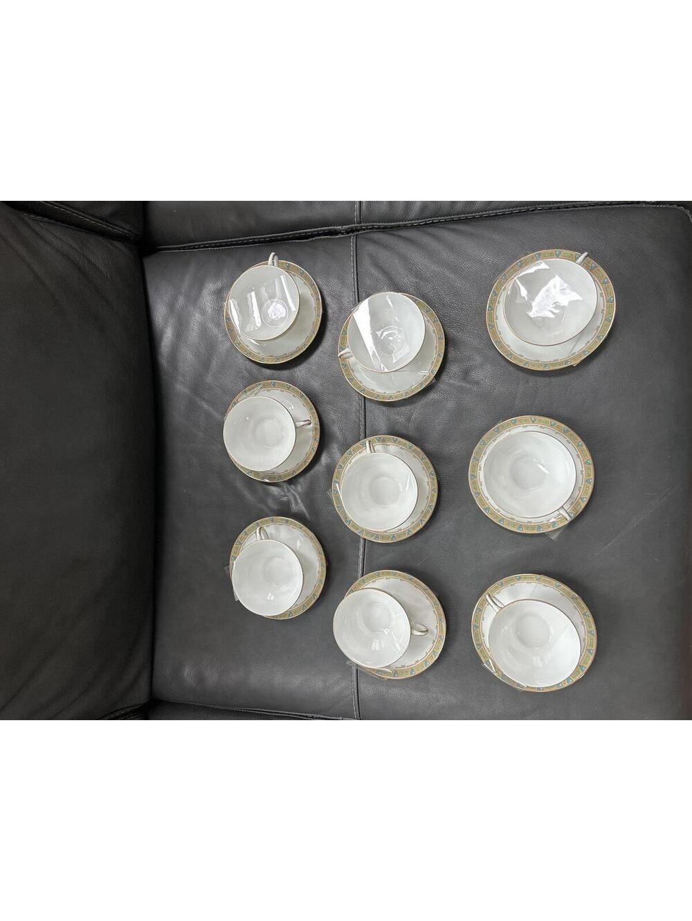 Elegant Limoges Tea Set - Vintage Cup and Saucer Collection